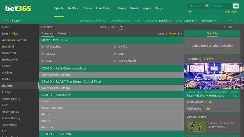 bet365 Sports 2 bet365
