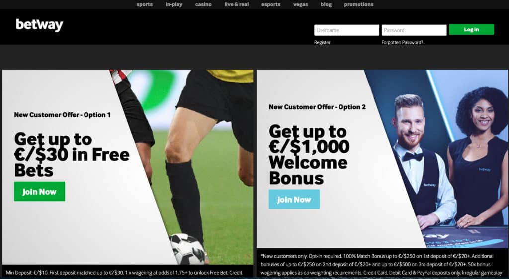 Betway Review 2 betway home page