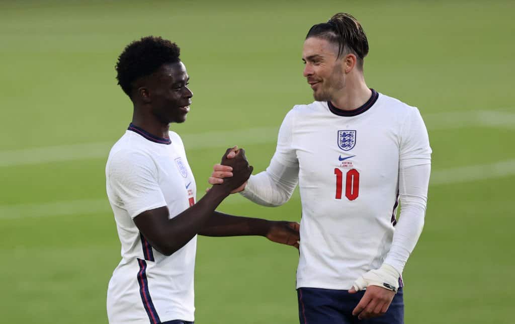 Bukayo Saka dhe Jack Grealish