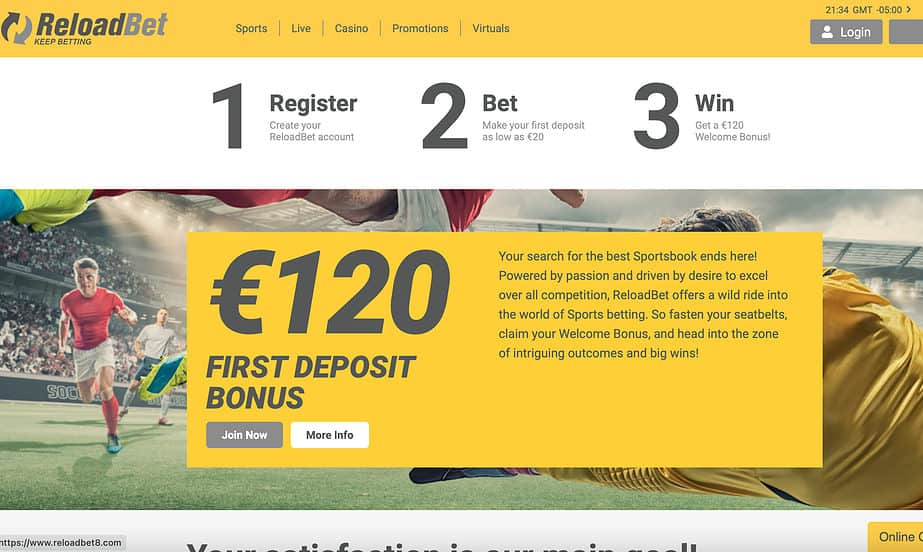 ReloadBet 2 reloadbet home page